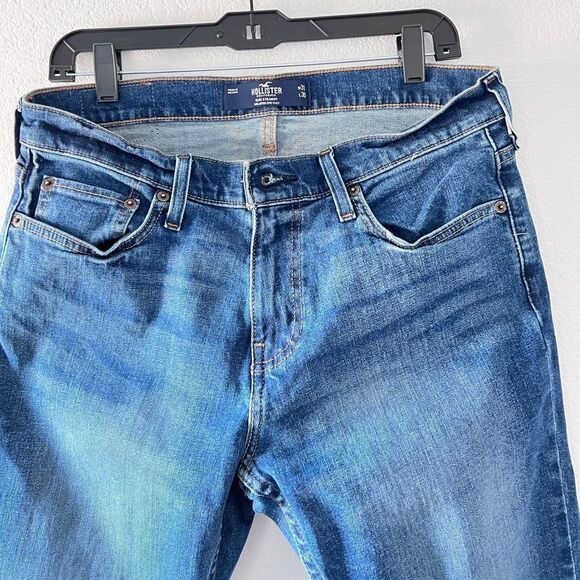 Hollister Men's Cotton Blend Slim Straight Epic Flex Jeans 31‎ - Picture 3 of 5